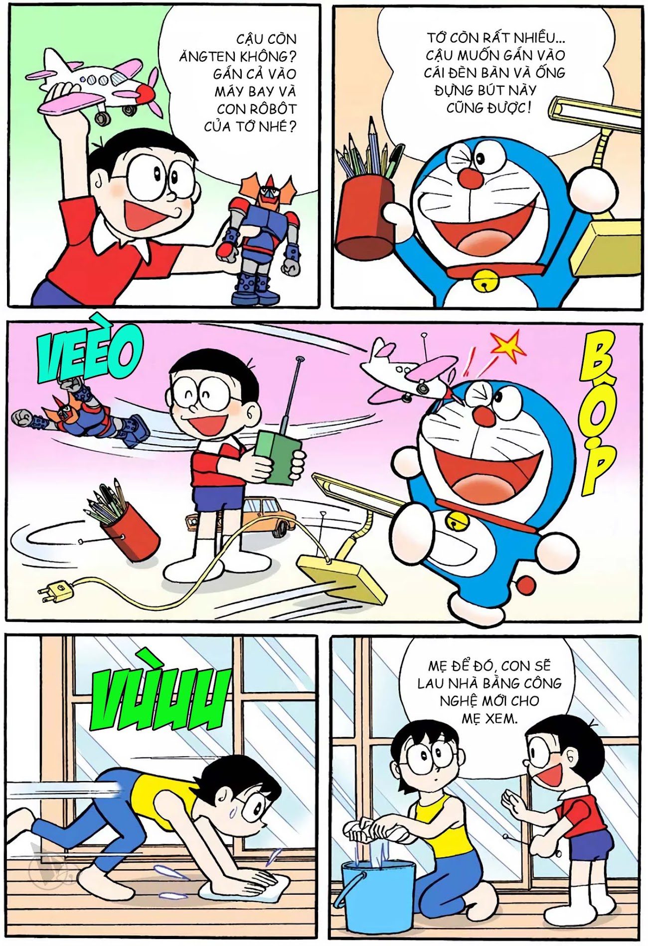 Chuyện Doreamon ngắn: Ăng-ten điều khiển - Cây bút thần kỳ 4 chuyen doreamon ngan ang ten dieu khien cay but than ky 15