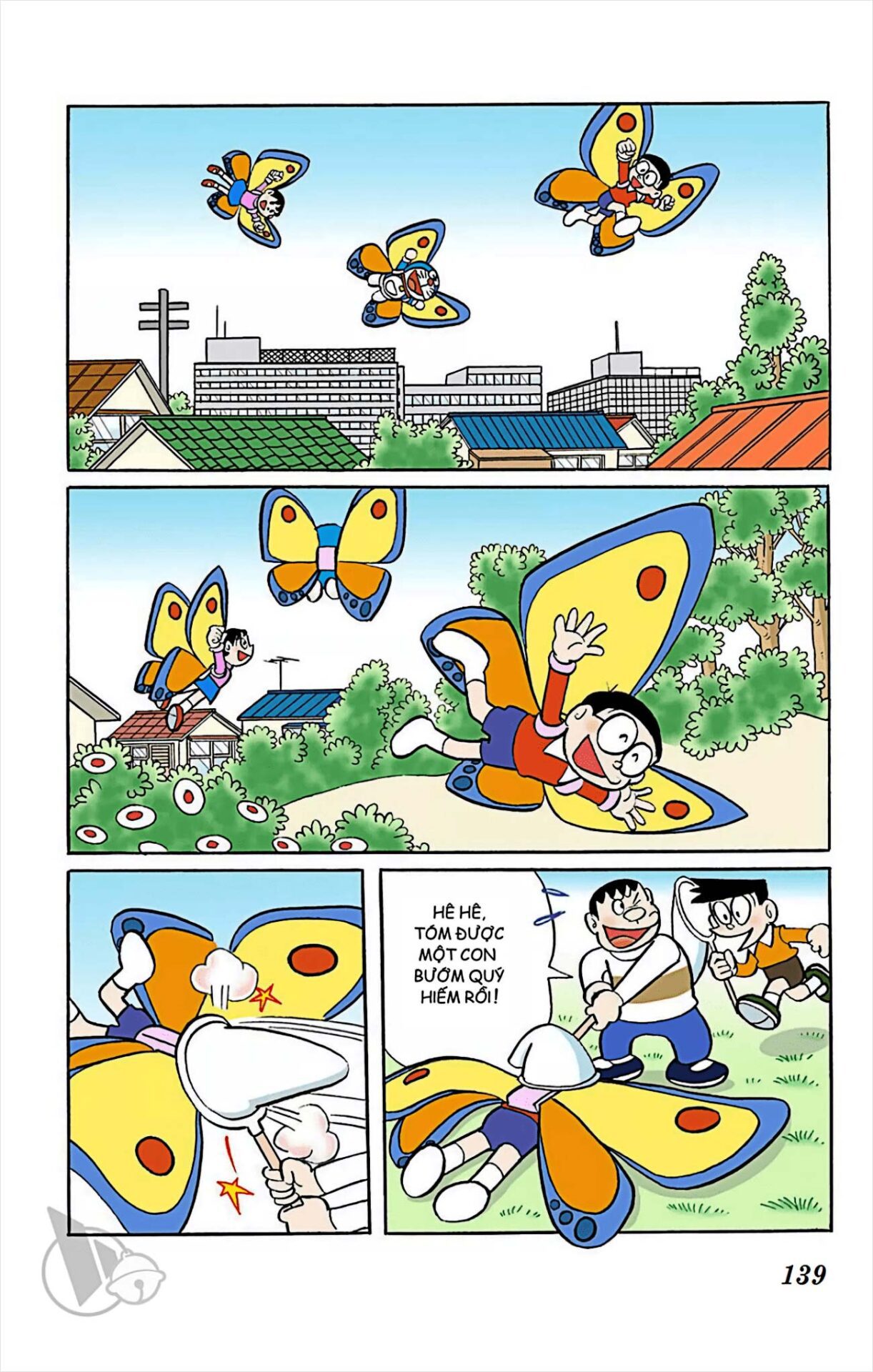 Chuyện Doreamon ngắn: Cùng bay lượn nào 5 chuyen doreamon ngan cung bay luon nao