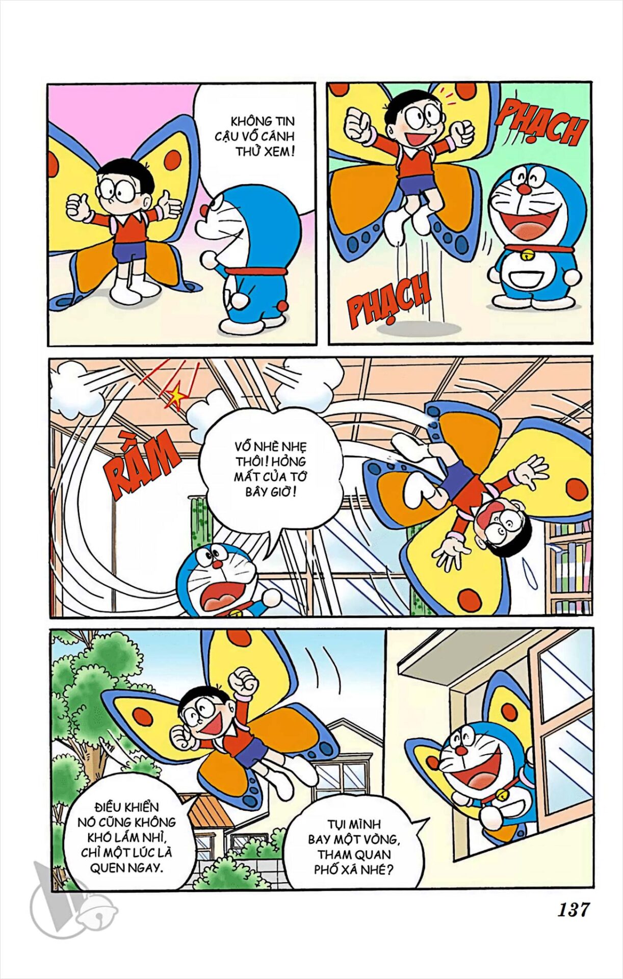 Chuyện Doreamon ngắn: Cùng bay lượn nào 3 chuyen doreamon ngan cung bay luon nao 4