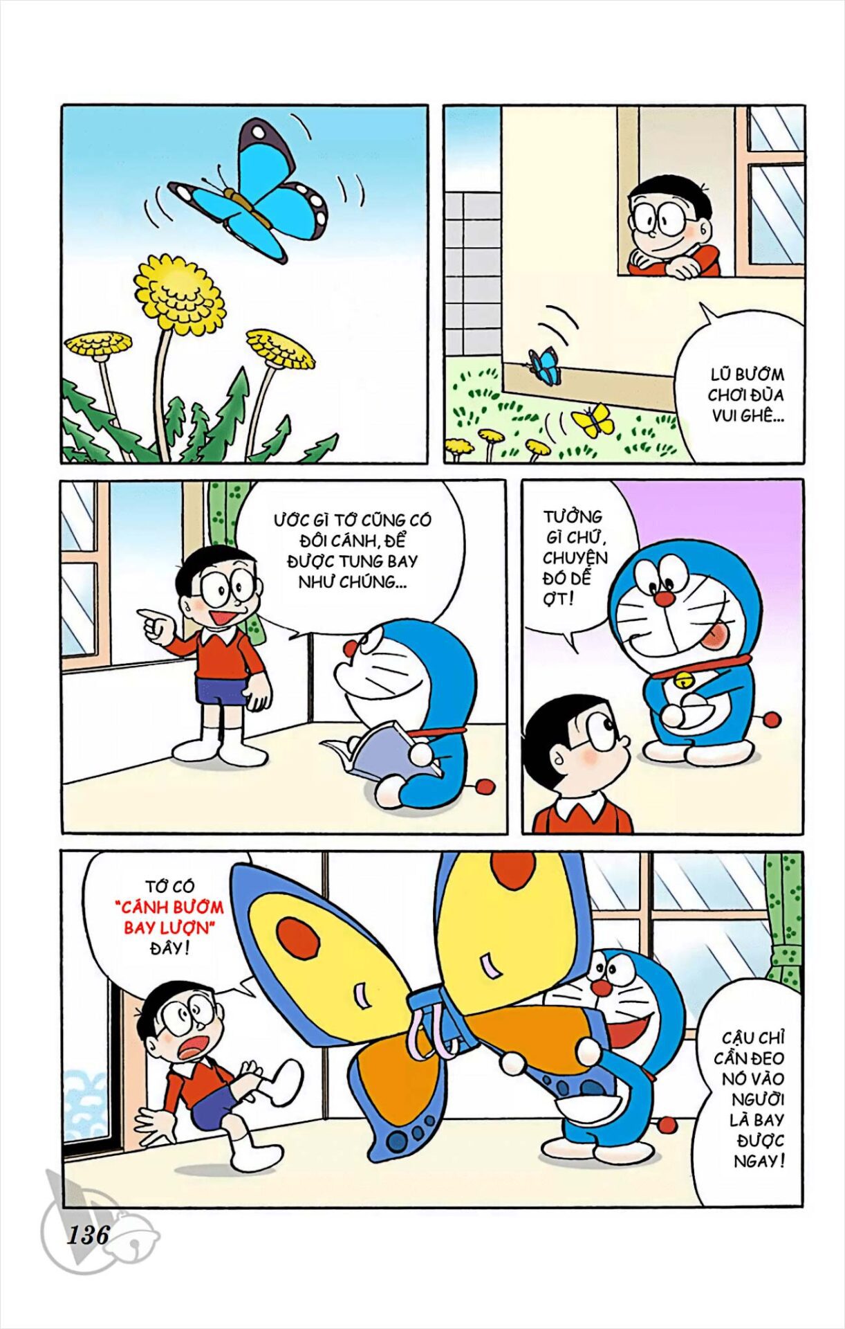 Chuyện Doreamon ngắn: Cùng bay lượn nào 2 chuyen doreamon ngan cung bay luon nao 5