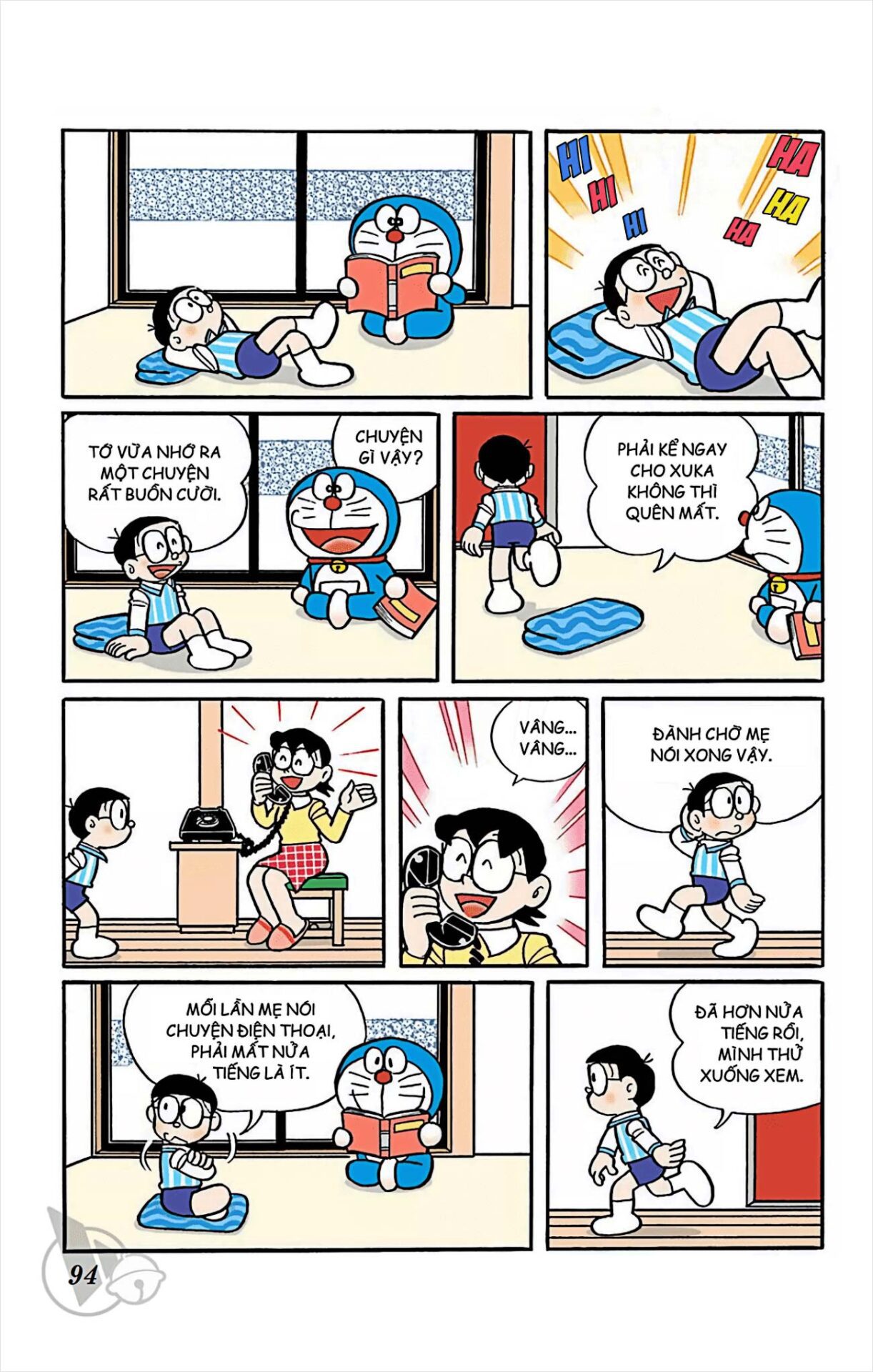Chuyện Doreamon ngắn: Điện thoại không dây. 2 chuyen doreamon ngan dien thoai khong day 3