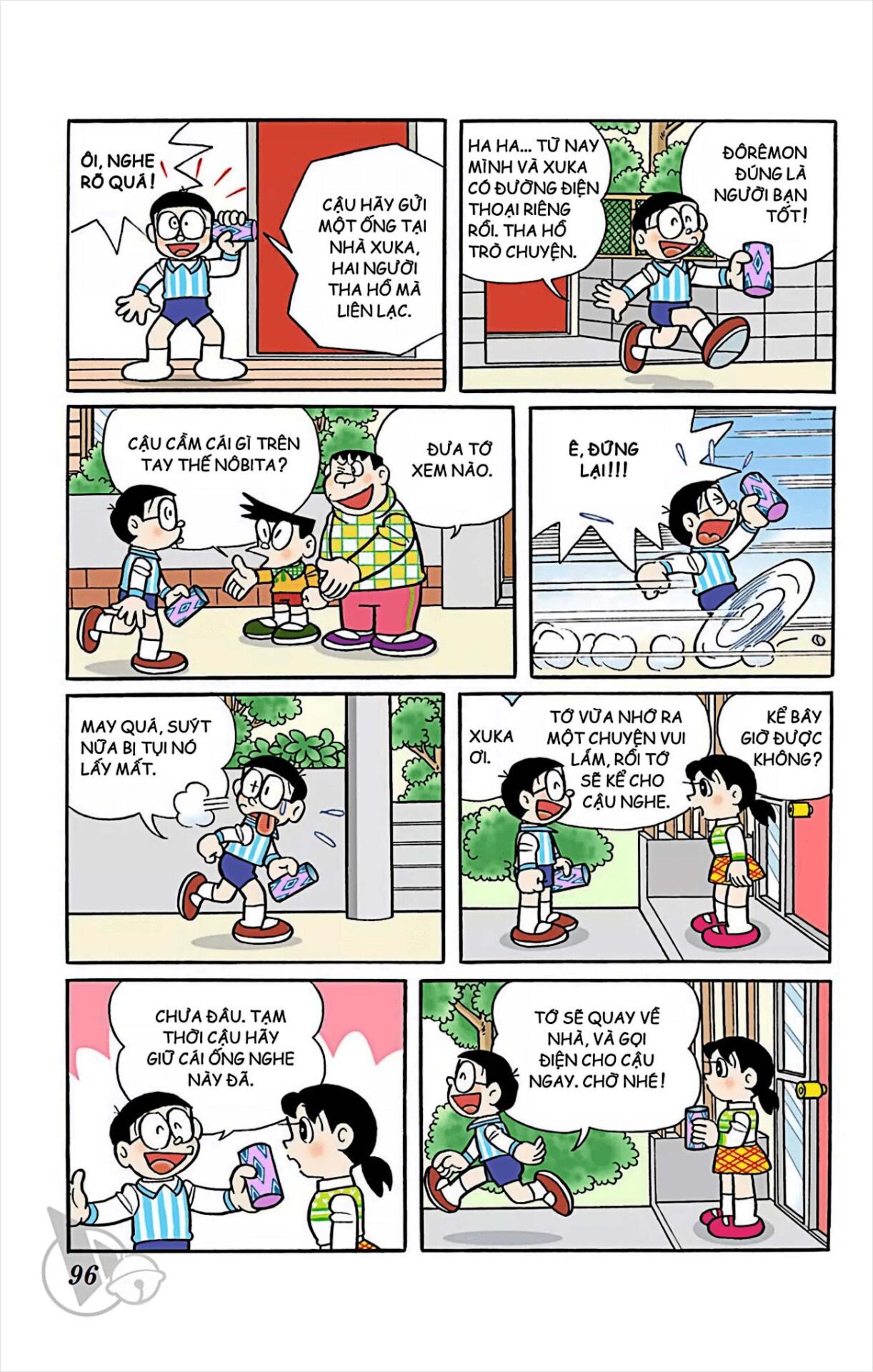 Chuyện Doreamon ngắn: Điện thoại không dây. 4 chuyen doreamon ngan dien thoai khong day 4