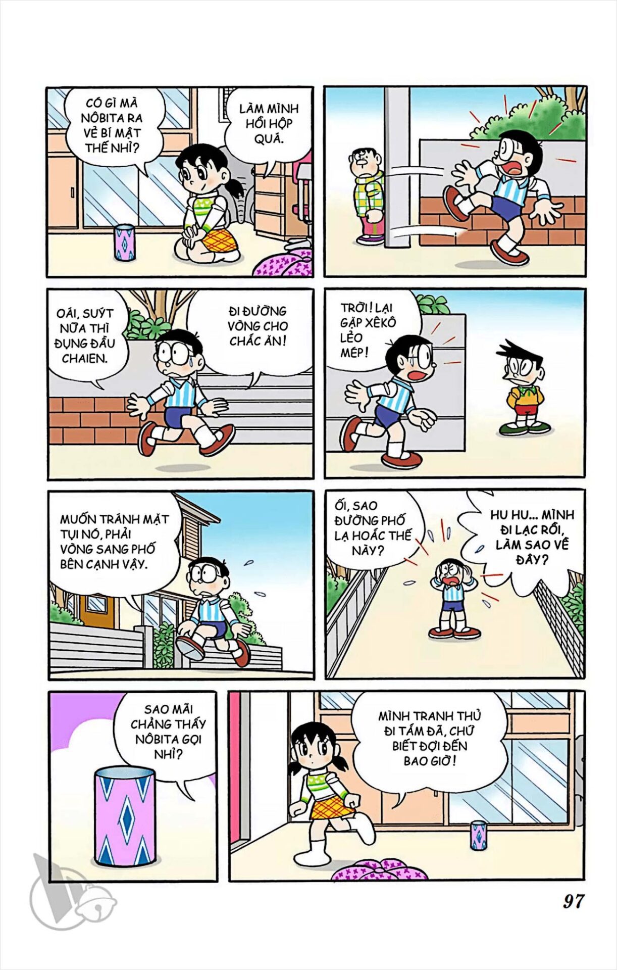Chuyện Doreamon ngắn: Điện thoại không dây. 5 chuyen doreamon ngan dien thoai khong day 6