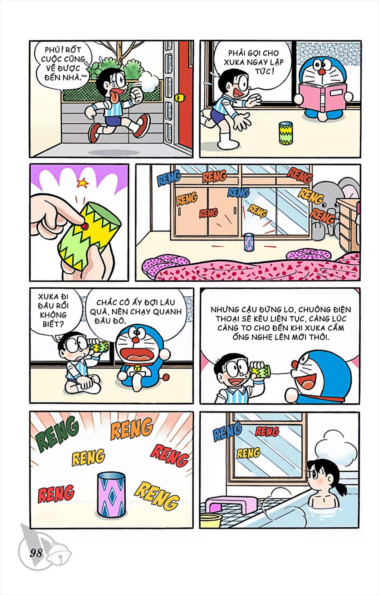 Chuyện Doreamon ngắn: Điện thoại không dây. 6 chuyen doreamon ngan dien thoai khong day 7