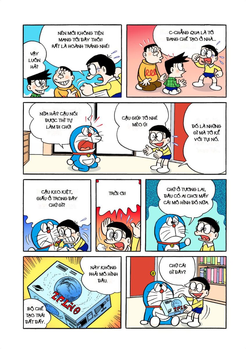 Chuyện Doreamon ngắn (tập 13): Xây dựng thế giới 3 chuyen doreamon ngan tap 13 xay dung the gioi 6