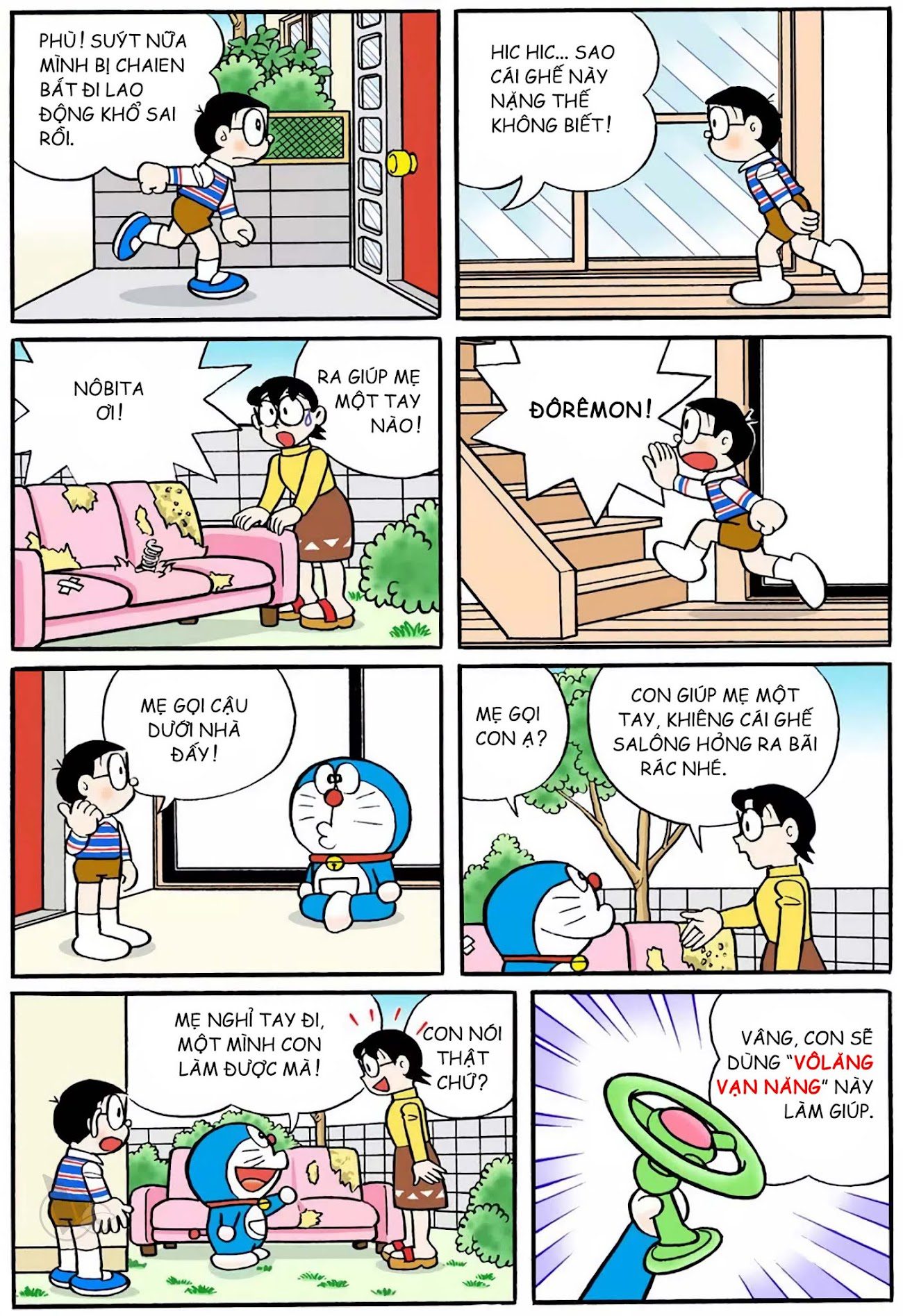 Chuyện Doreamon ngắn: Vô lăng vạn năng - Kẹo viên đối phó 3 chuyen doreamon ngan vo lang van nang keo vien doi pho 12