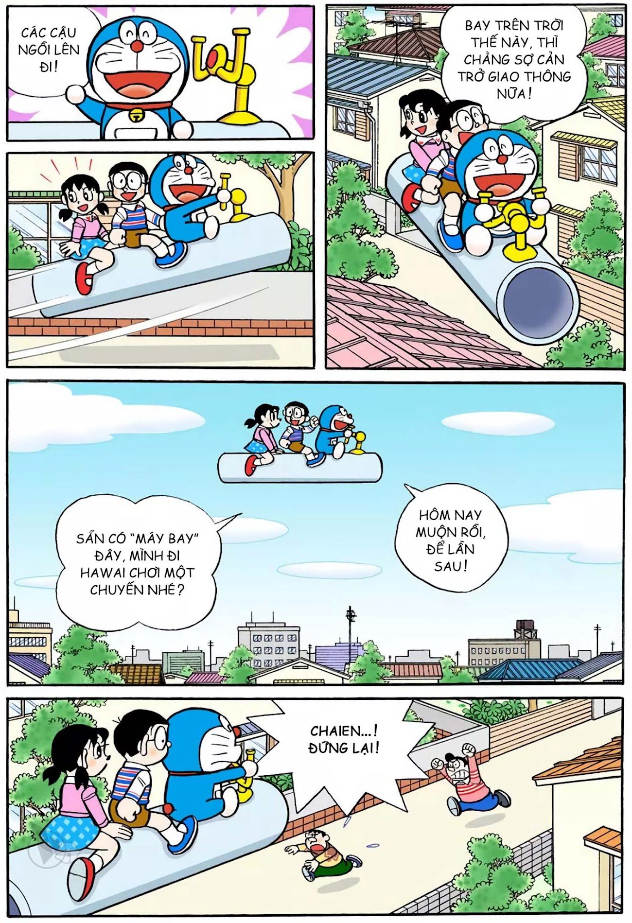 Chuyện Doreamon ngắn: Vô lăng vạn năng - Kẹo viên đối phó 6 chuyen doreamon ngan vo lang van nang keo vien doi pho 5