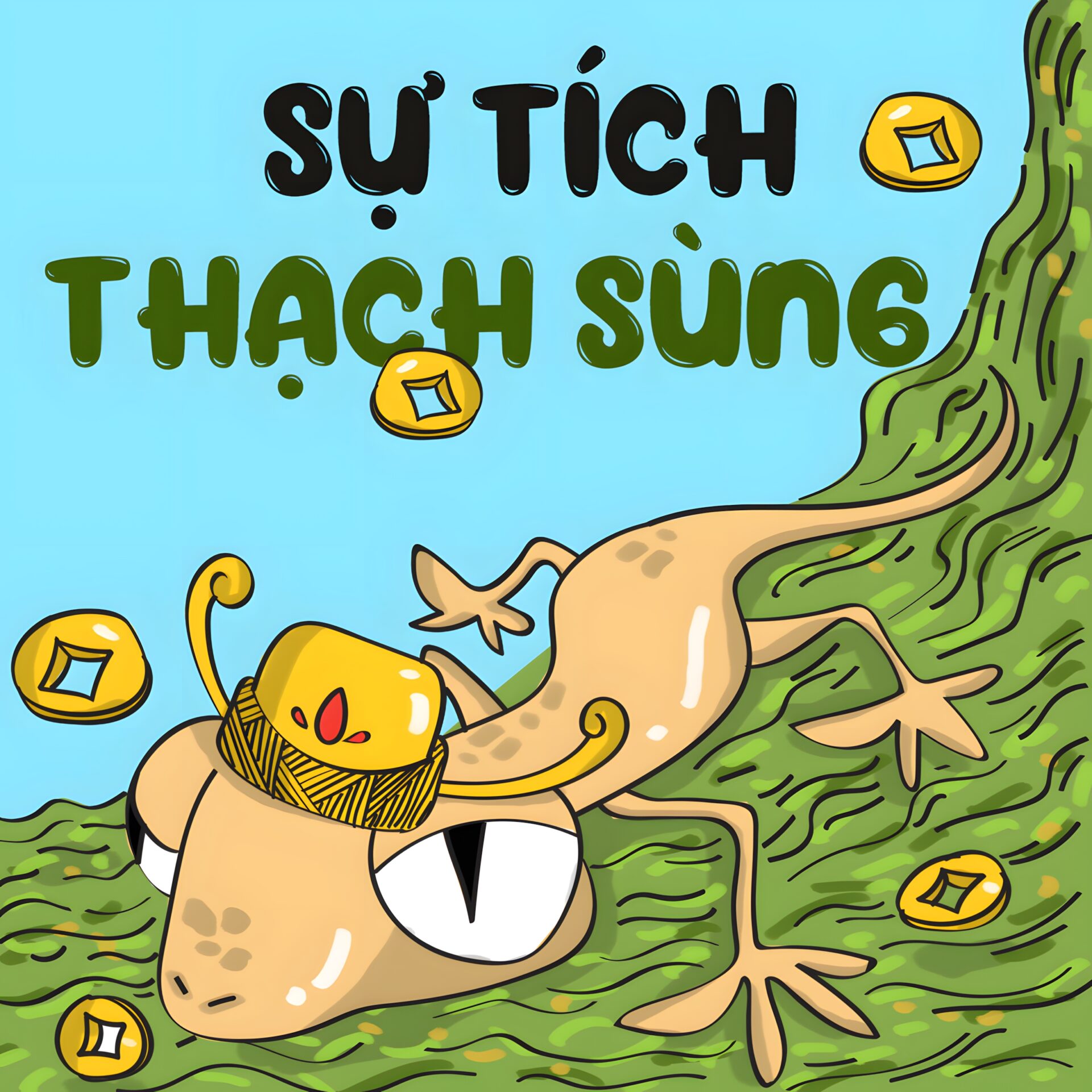 Sự Tích Con Thạch Sùng - Sách Thiếu Nhi