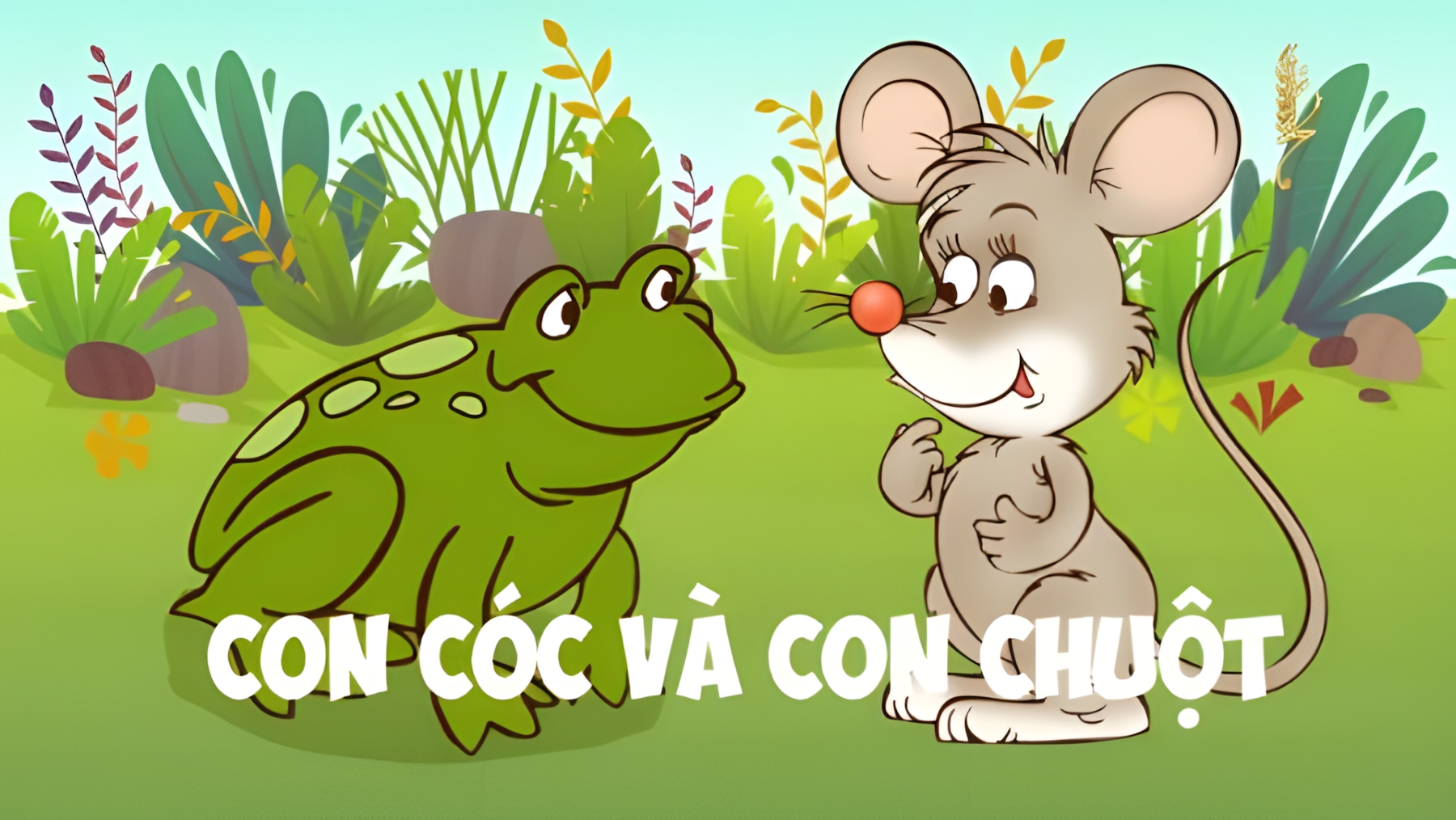 Truyện Ngụ Ngôn: Con Cóc Và Con Chuột (Audio) - Sách Thiếu Nhi